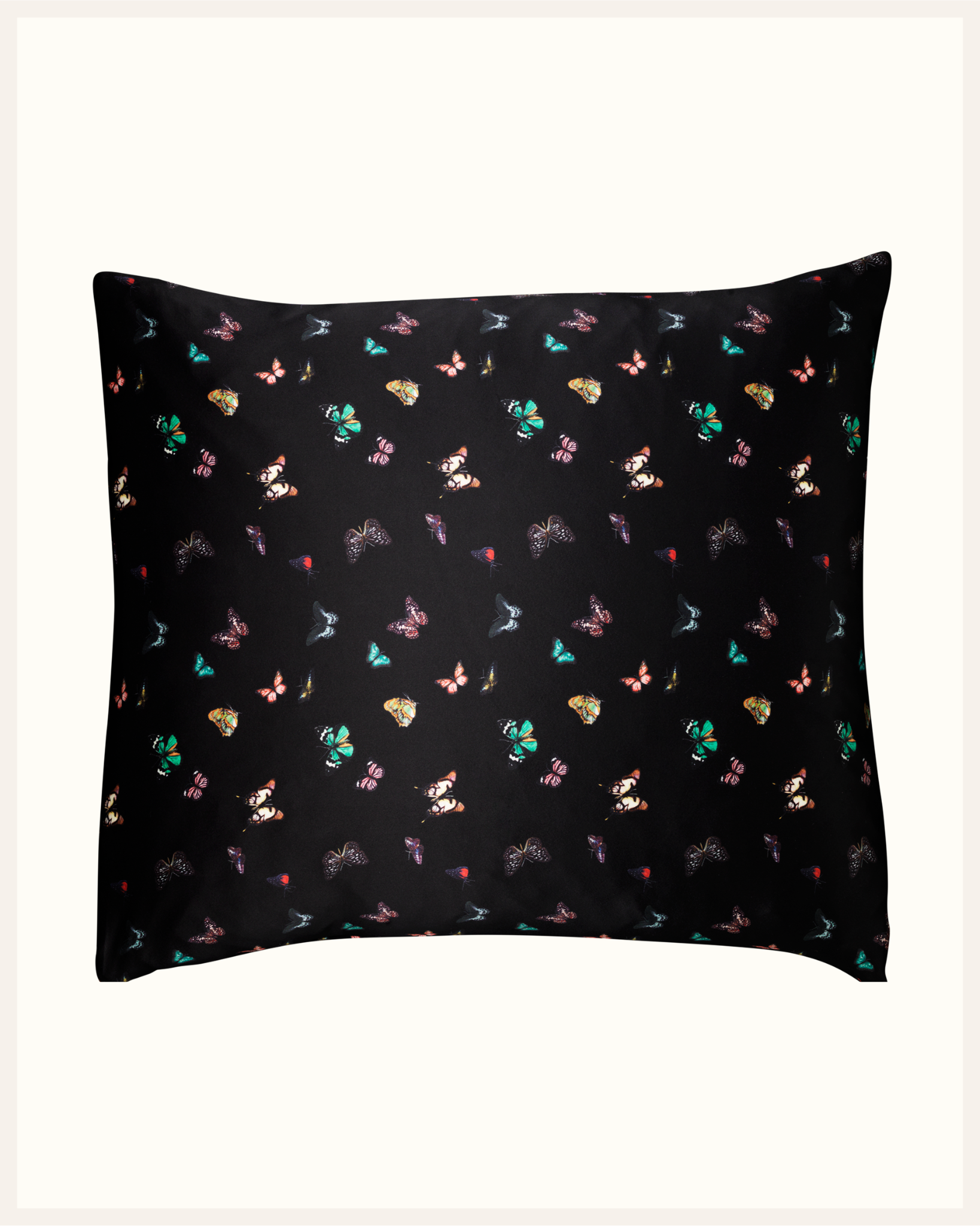 Silk Pillowcase - Columba Black - 60x63 cm