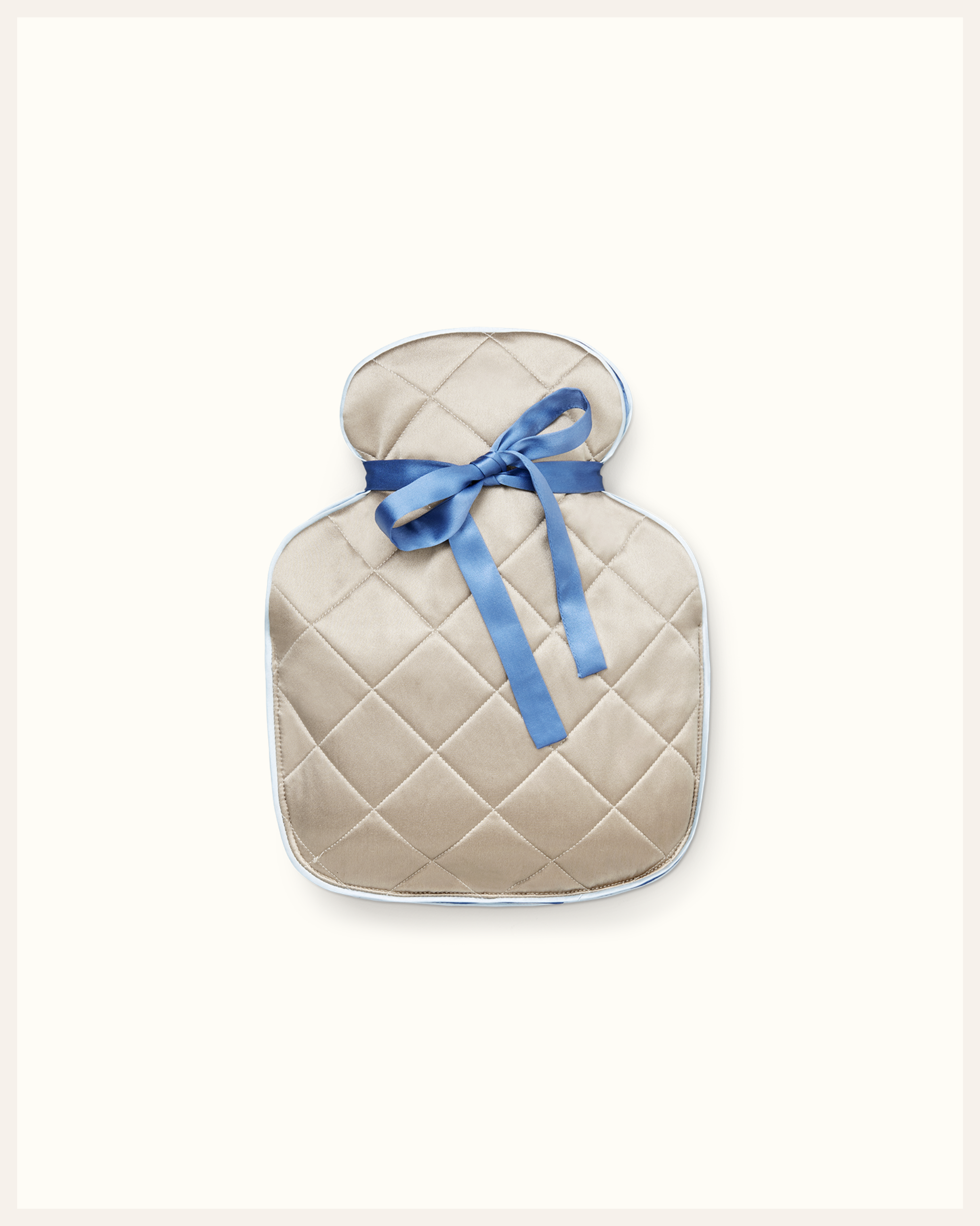 The Beauty Sleeper Sandy Beach silk hot water bottle small — soothing warmth on the go
