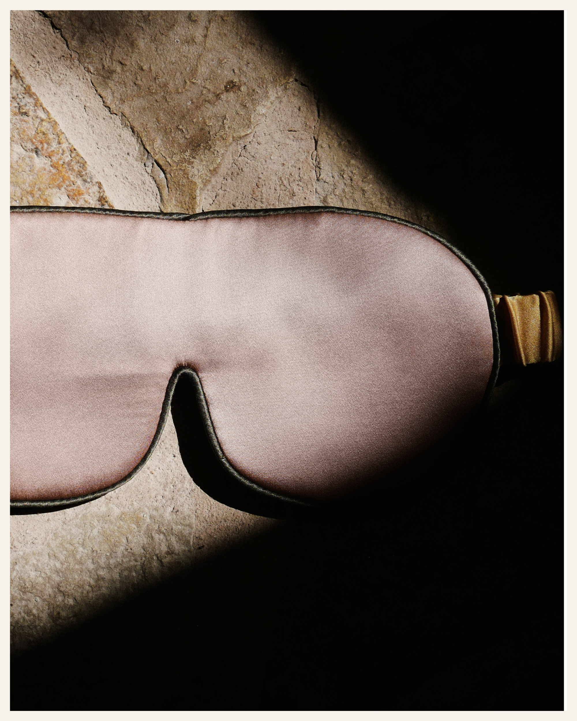 The Beauty Sleeper Spring Blossom silk sleep mask detail — designed for heavenly slumber