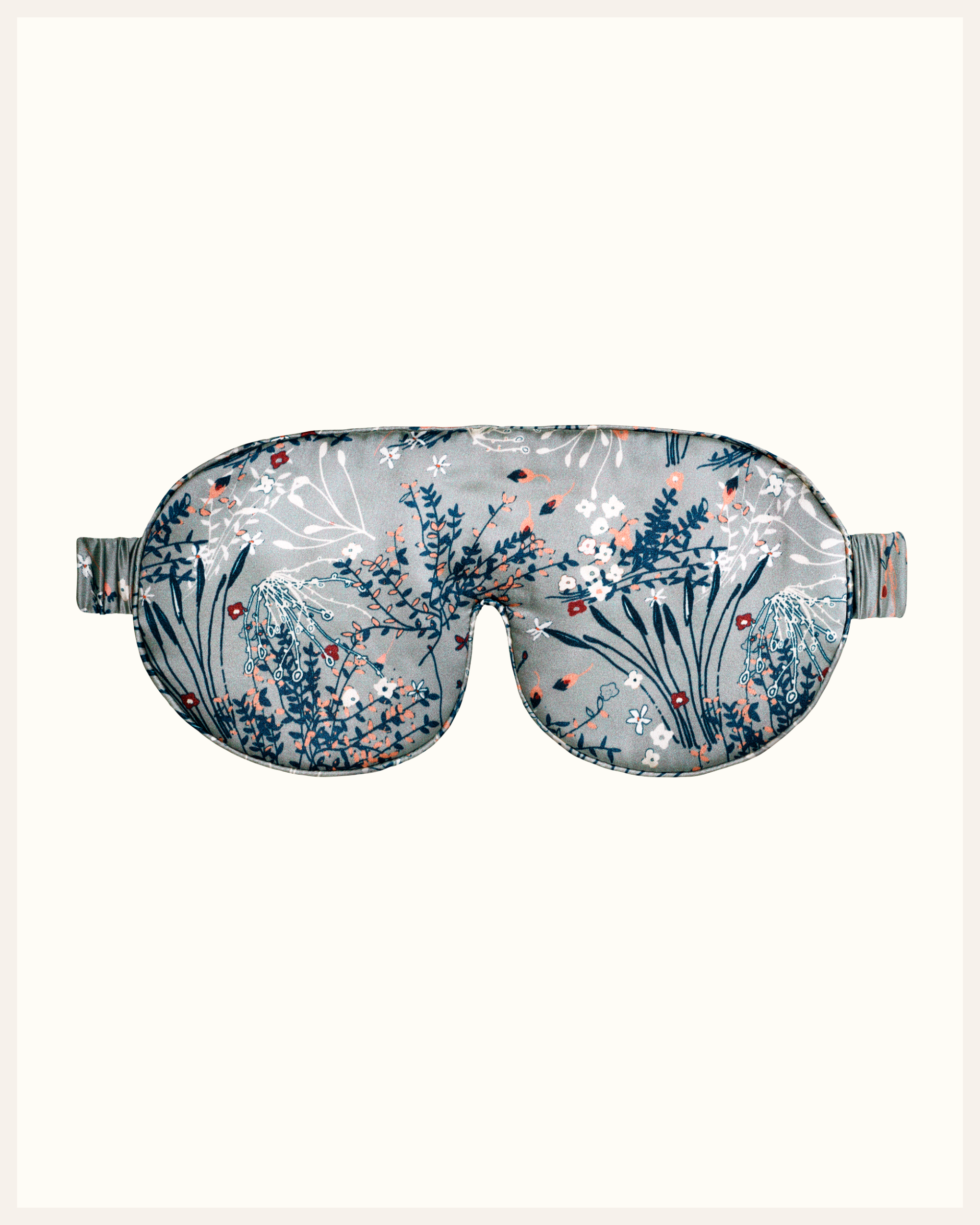 The Beauty Sleeper 100% Mulberry silk sleep mask in Tucana Silver Mint — blocks light for deep, restorative sleep