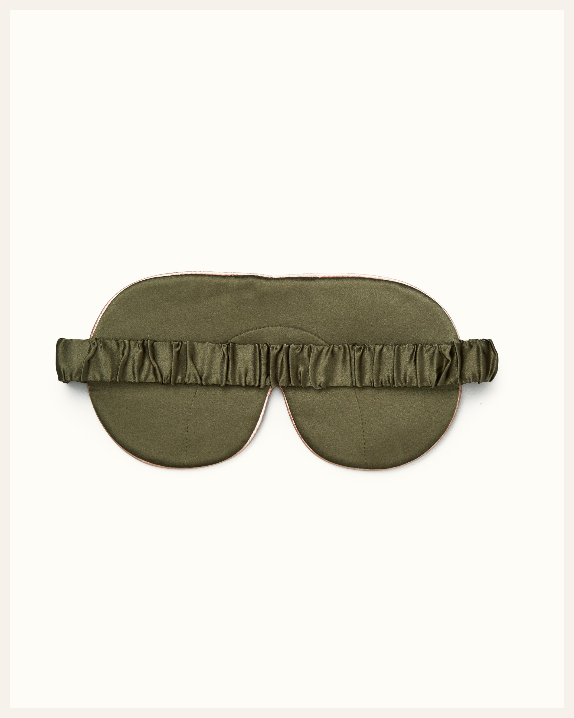 The Beauty Sleeper Stow sleep mask lifestyle — Italian wool and linen tweed for deep, restorative sleep
