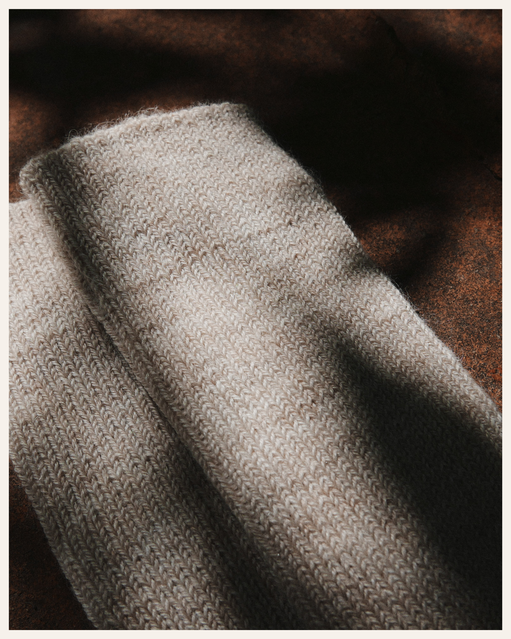 The Beauty Sleeper baby alpaca bed socks in Sand — soft, thermo-regulating socks for a soothing bedtime ritual