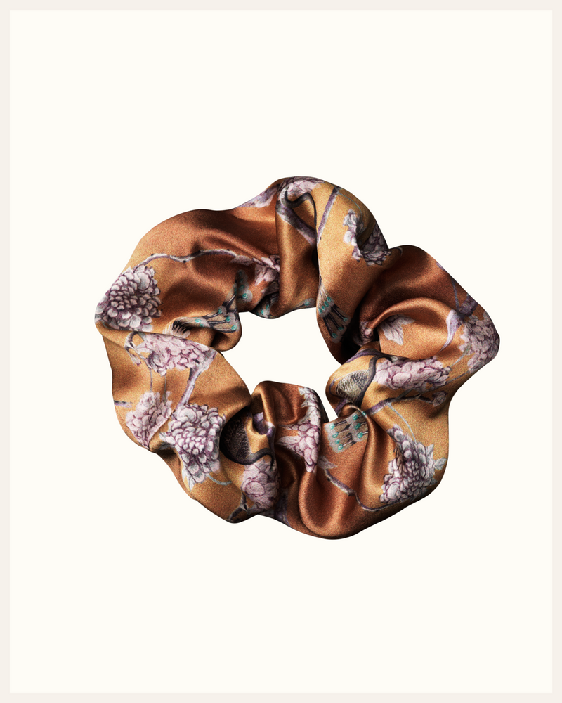Silk scrunchie small | apus Gold