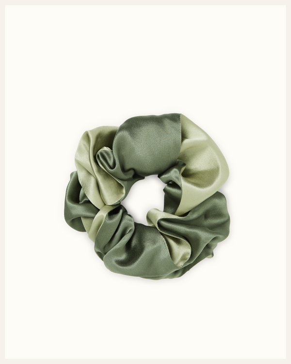 Silk Scrunchie | Large | Dusty green