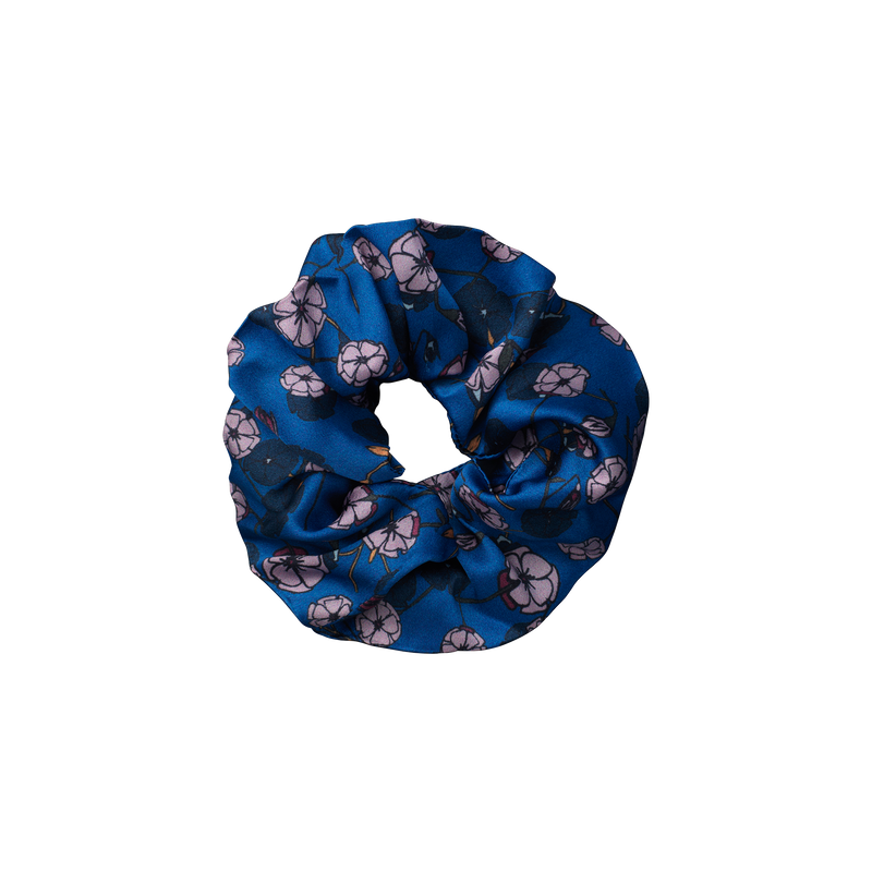 Gemini Blue scrunchie from The Beauty Sleeper