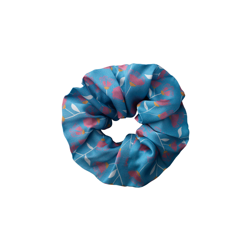 Musca Pale Blue scrunchie from The Beauty Sleeper